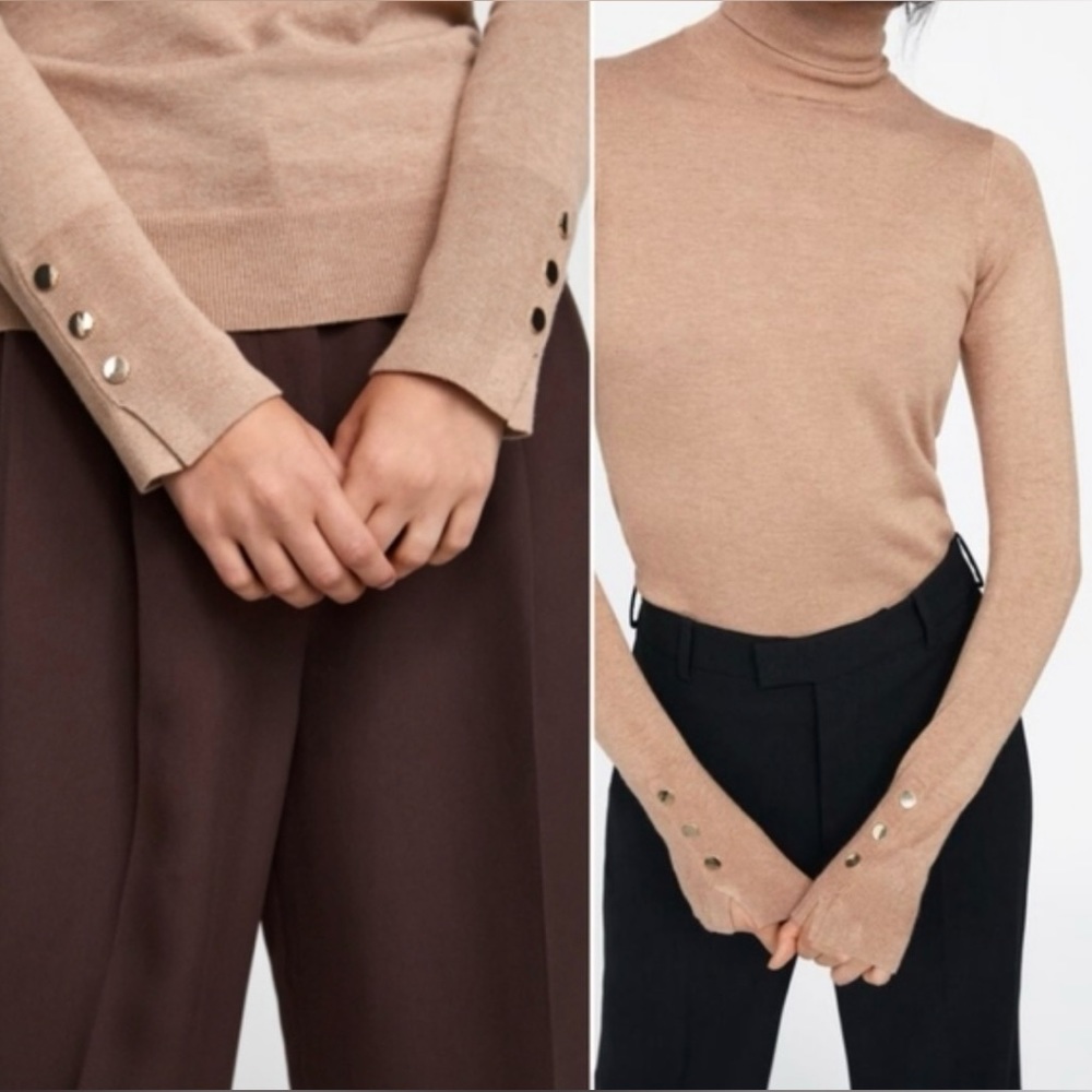 ZARA turtleneck knit sweater